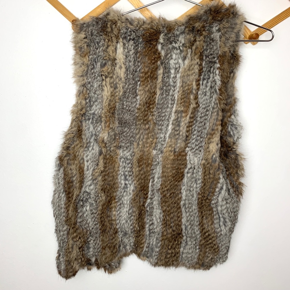 525 America Rabbit Fur Vest - Picture 3 of 3